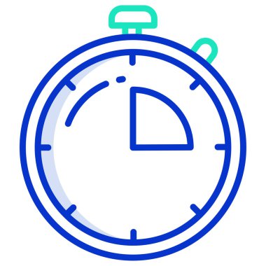 Kronometre Web simgesi basit tasarım