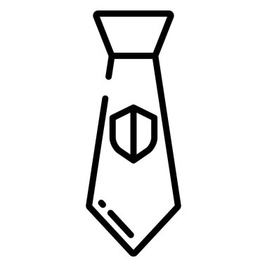 Kravat. Web simgesi basit tasarım