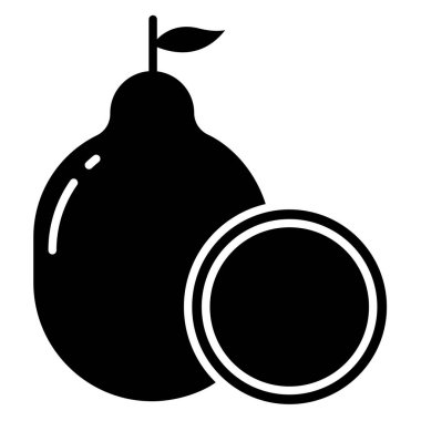 Taze meyve. Basit resimleme