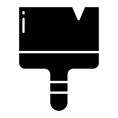 boya fırçası ikonu. vektör illüstrasyonu