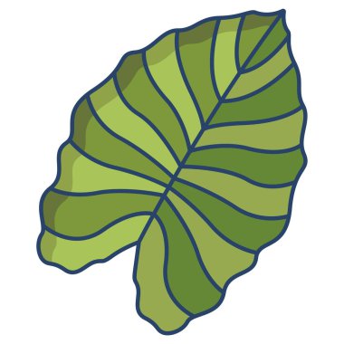 Yaprak simgesi, vektör illüstrasyonu 