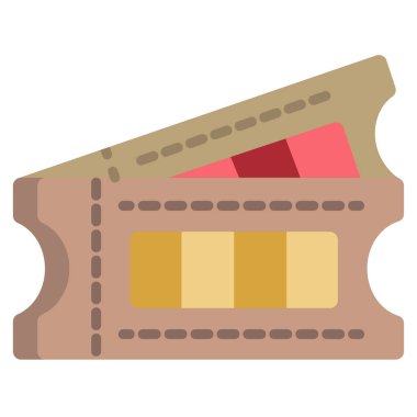 Biletler, web simgesi basit tasarım