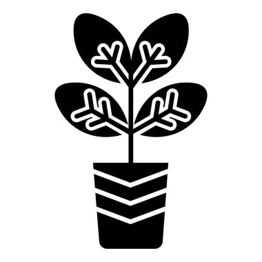 Bitki. Web simgesi basit tasarım