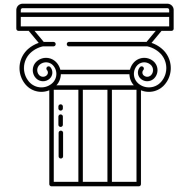 Demir gibi. Web simgesi basit tasarım