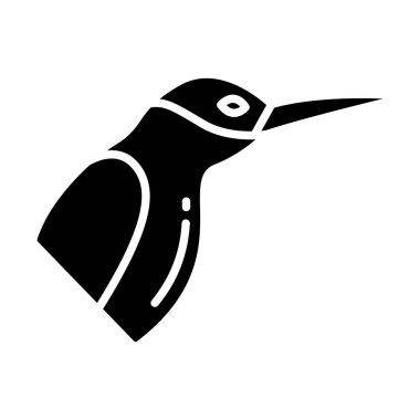 kuş simgesi vektör illüstrasyonu