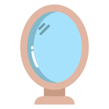 Ayna simgesinin İllüstrasyon Vektörü grafiği