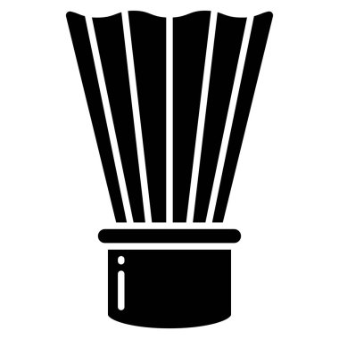 Basit vektör simgesi, tıraş aracının illüstrasyonu