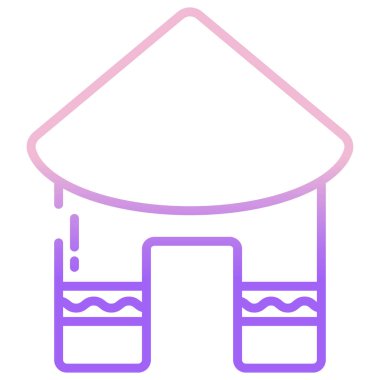 yiyecek ve içecek vektör simgesi.