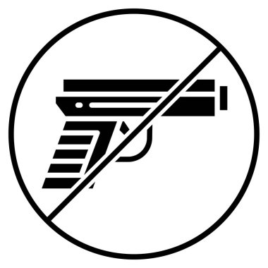 Basit vektör simgesi, Yasak silahın çizimi