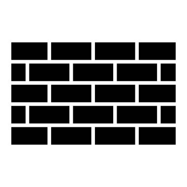 duvar web simgesi basit vektör illüstrasyonu