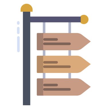 Yönlendirme çizelgesi. basit vektör tasarımı