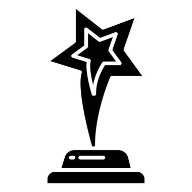 Kupa. Web simgesi basit illüstrasyon