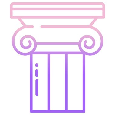 Kemer. Web simgesi basit tasarım