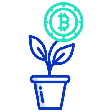 Para için. Web simgesi basit tasarım