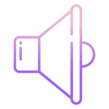 Hoparlör web simgesi, vektör illüstrasyonu 