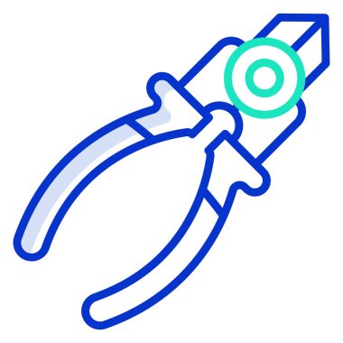 Kerpeten. Web simgesi basit illüstrasyon