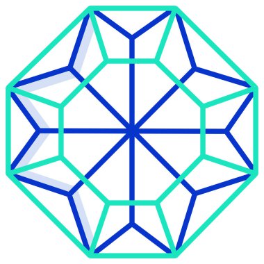 Mücevher. Web simgesi basit illüstrasyon