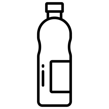 su şişesi simge vektör çizim