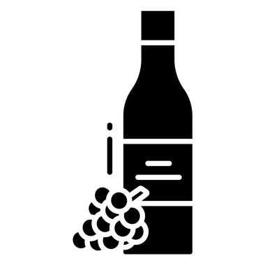 şişe simgesi, vektör illüstrasyonu