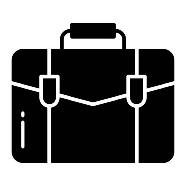 Basit vektör simgesi, Evrak Çantası illüstrasyonu 