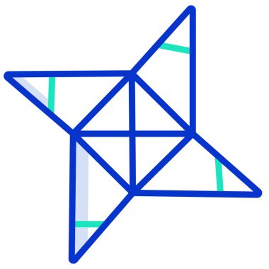 Uçurtma. Web simgesi basit illüstrasyon