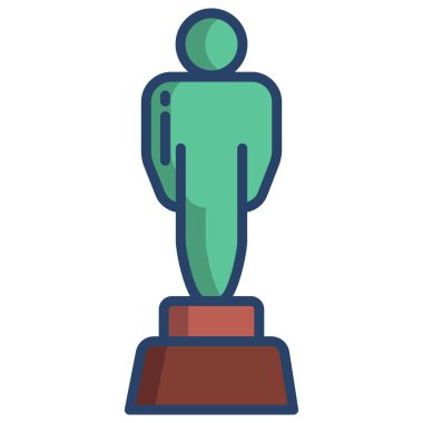 Kupa. Web simgesi basit illüstrasyon