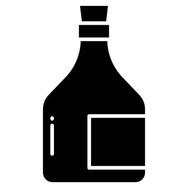 Şişe vektör illüstrasyon arka planı 