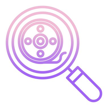 Basit vektör simgesi, Arama Filminin illüstrasyonu