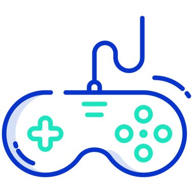 oyun konsepti iyonu, vektör illüstrasyonu 