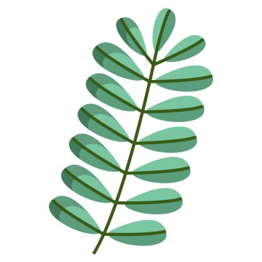 Yaprak simgesi, vektör illüstrasyonu 