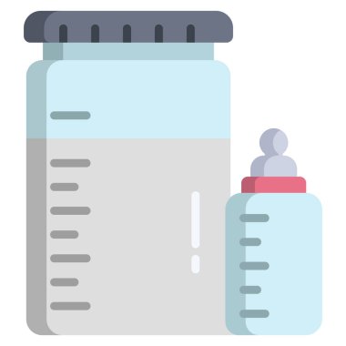 süt ağı simgesi, vektör illüstrasyonu