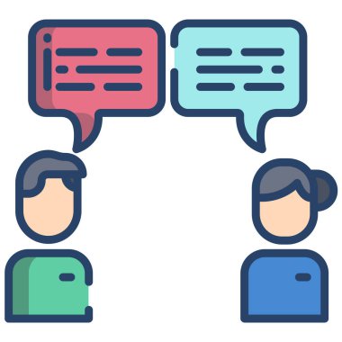 Geri besleme simgesi vektör illüstrasyonu 