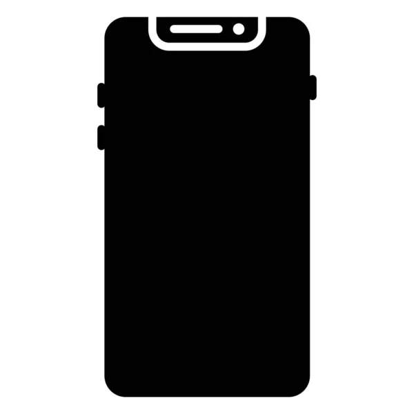 Значок Мобільного Телефону Проста Ілюстрація Смартфона Векторні Піктограми Інтернету — стоковий вектор