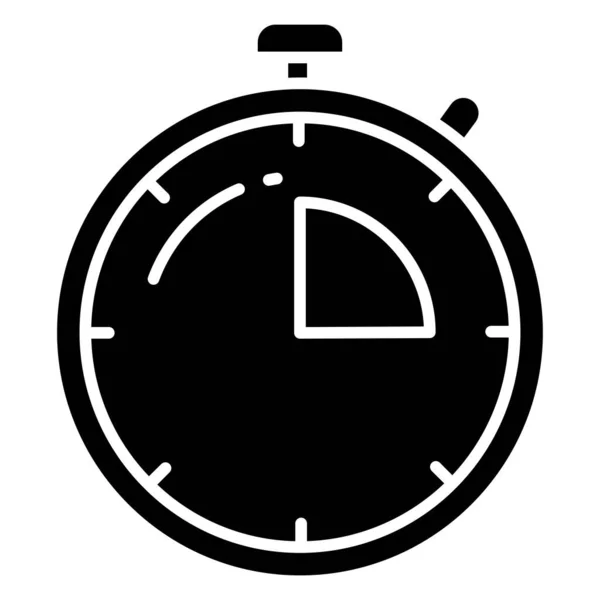 Icona Del Cronometro Semplice Illustrazione Icone Vettoriali Timer Web — Vettoriale Stock