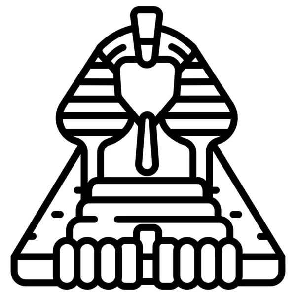 Сфинкс Иконка Сайта — стоковый вектор