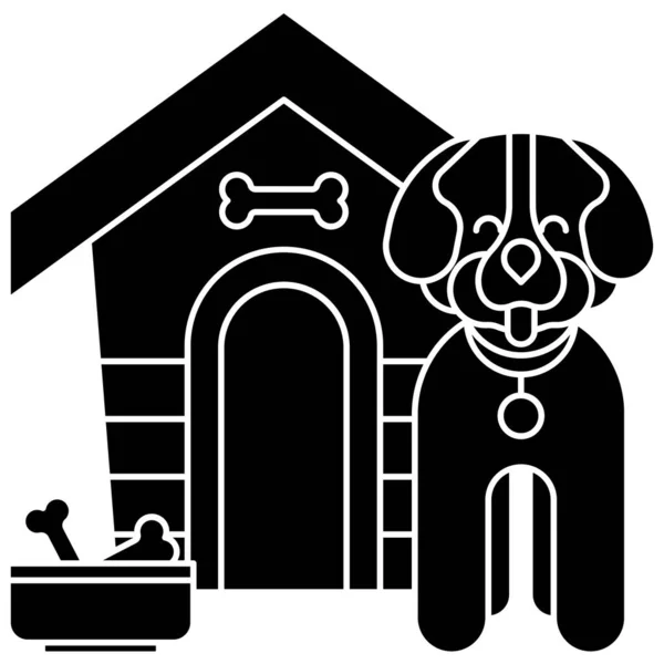 犬ベクトル イラスト デザイン — ストックベクタ