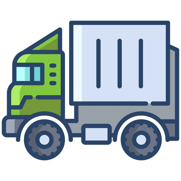 Truck Web Icon Simple Illustration — Stock Vector