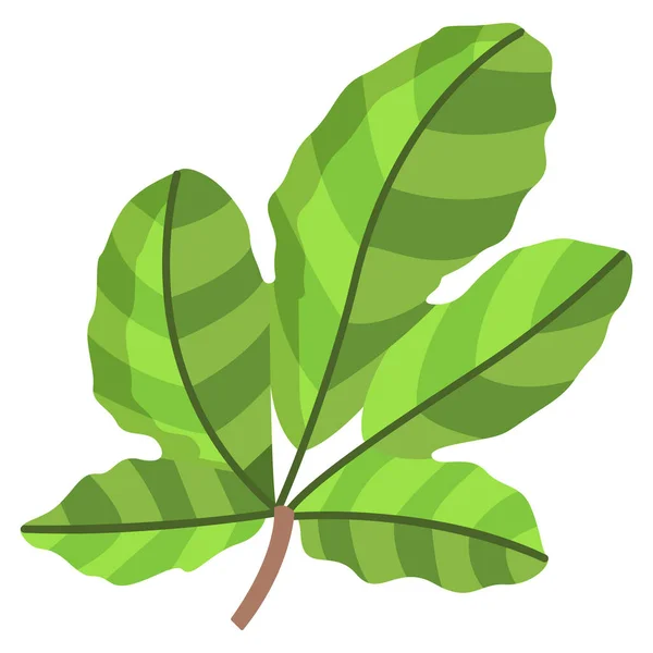 Icono Hoja Ilustración Vectorial — Vector de stock