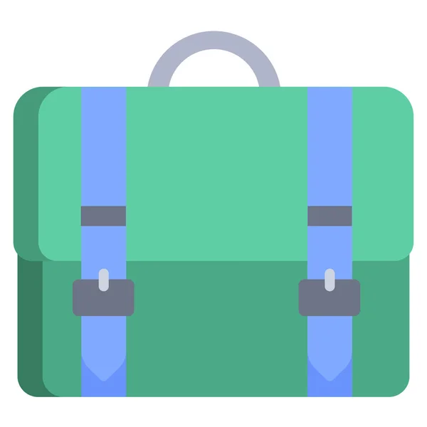 Icono Del Bolso Ilustración Simple Vector — Vector de stock