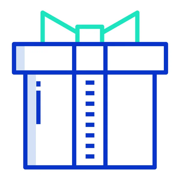 Geschenk Box Symbol Vektor Illustration — Stockvektor