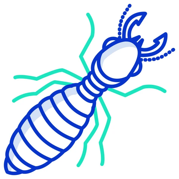 Ikona Termitů Jednoduchá Ilustrace Vektorových Ikon Hmyzu Pro Web — Stockový vektor