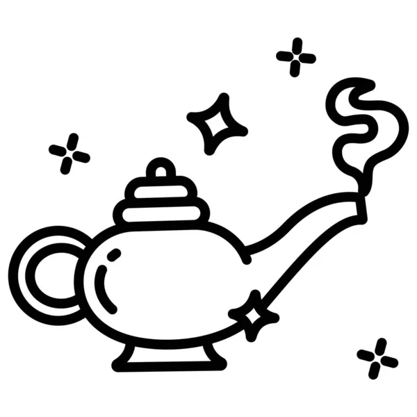 Tea Pot Icon Vector Illustration — Stock Vector