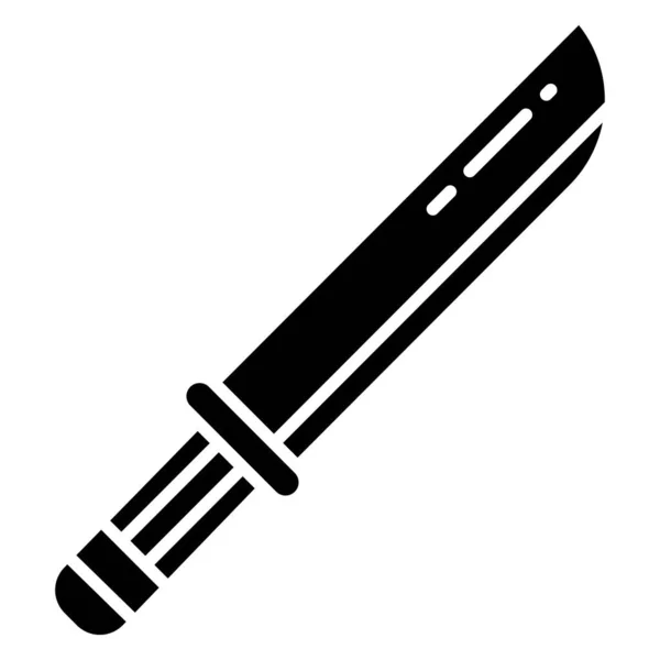 Cuchillo Icono Web Vector Ilustración — Archivo Imágenes Vectoriales