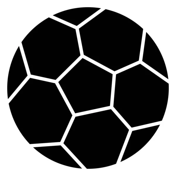 サッカーボール シンプルなイラスト — ストックベクタ