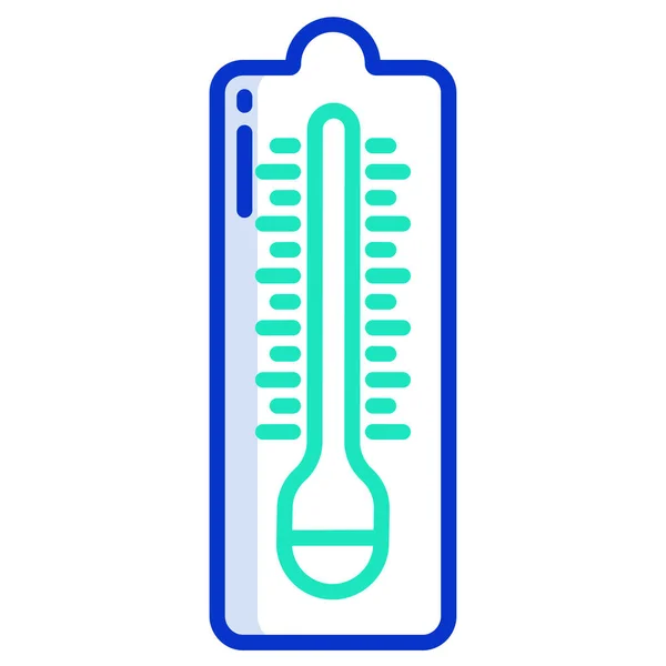 Temperatuur Eenvoudig Pictogram Vectorillustratie — Stockvector