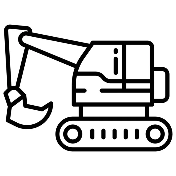 Construcción Icono Web Ilustración Simple — Vector de stock