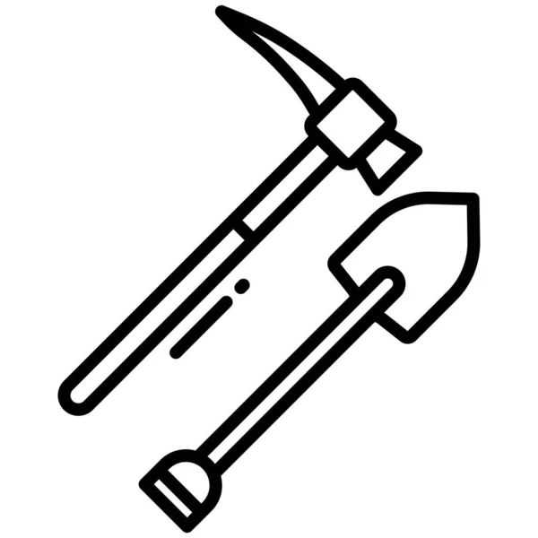 Einfaches Vektor Symbol Illustration Der Werkzeuge — Stockvektor