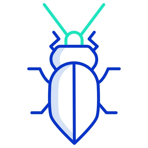 Simple Vector Icon Illustration Bug — Stock Vector