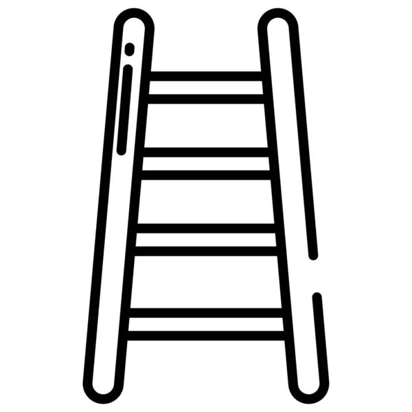 Icono Vector Simple Ilustración Escalera — Archivo Imágenes Vectoriales