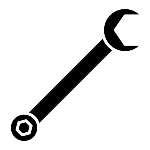 Wrench Web Icon Simple Illustration — Stock Vector